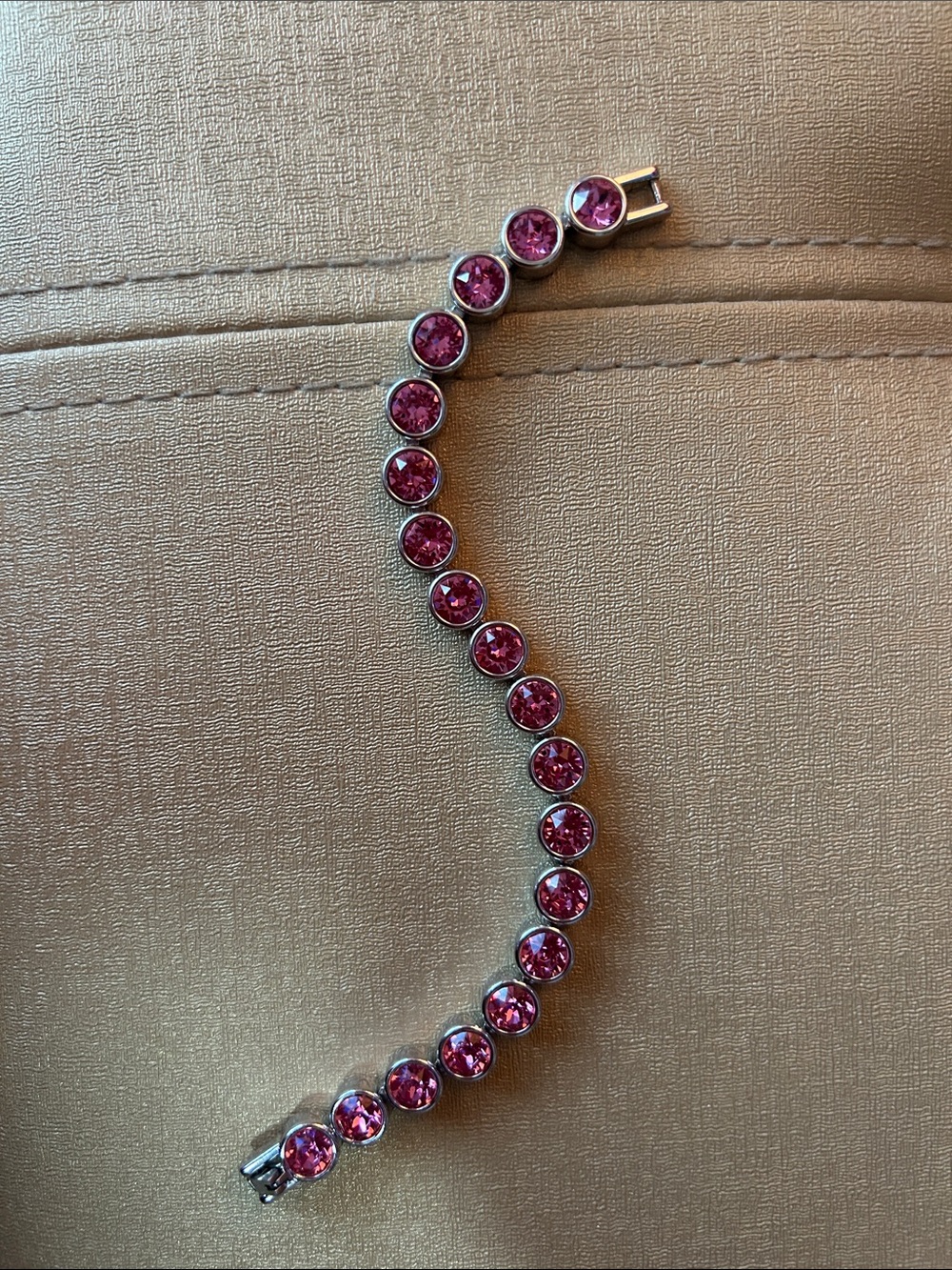 Touchstone Crystal by Swarovski Ice Bracelet Rose